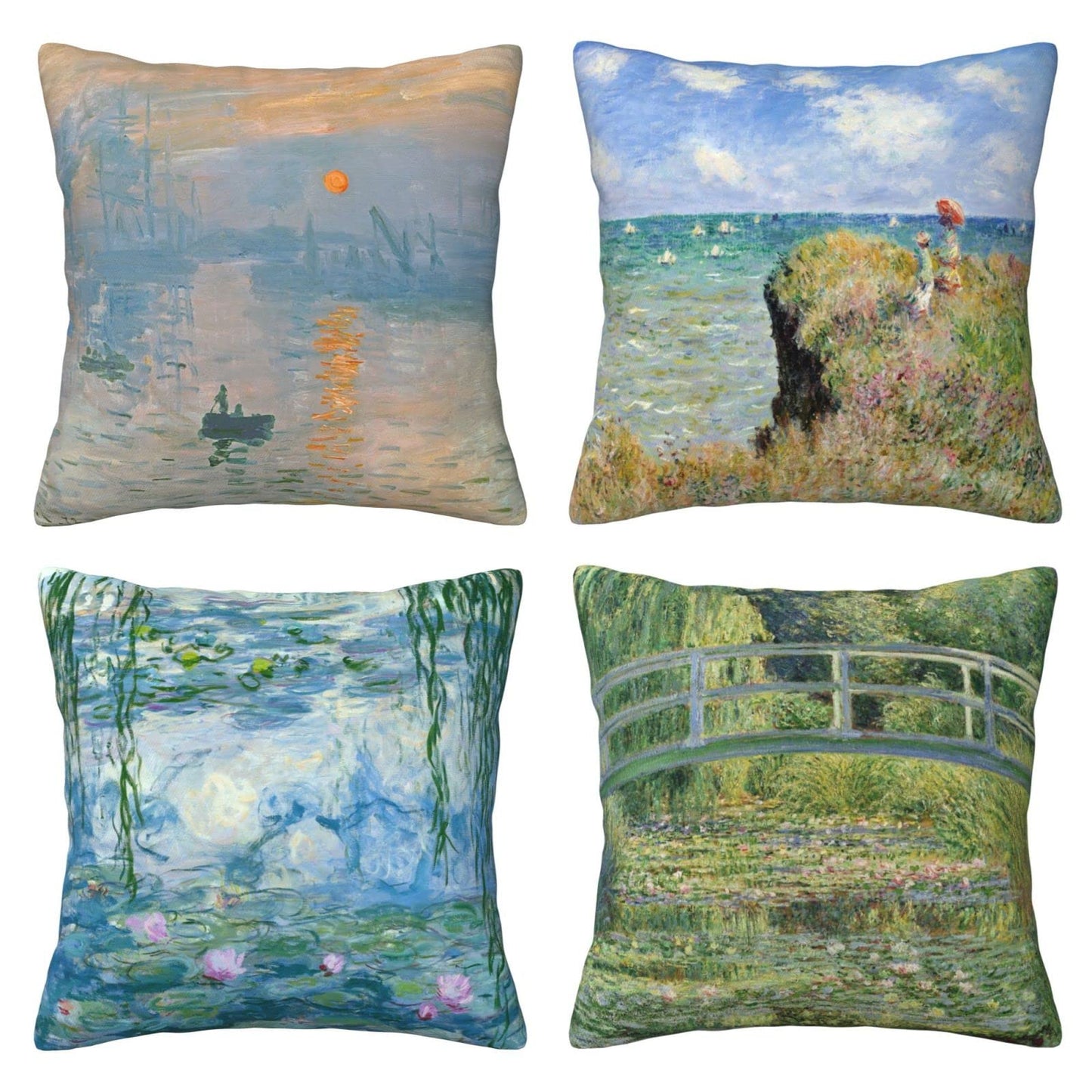 Worltoldb Christmas Bear Deer Throw Pillow Covers Set of 4 Winter Xmas Decorative Soft Linen Fabric Square Cushion Case for Room Bedroom Sofa Car 18x18 (505, 18"x18")