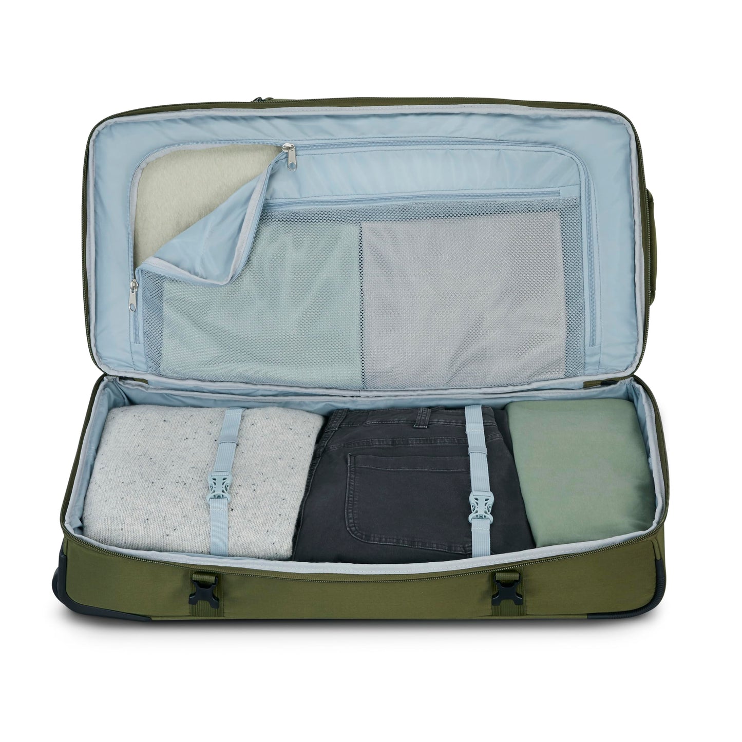 High Sierra Pathsetter Medium Wheeled Duffle - Moss