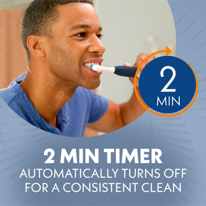 Spinbrush Smart Clean Battery Powered Electric Toothbrush for Adults with Dual Action Head, Pacer & Timer, Champagne, Soft Bristles, 1 Count