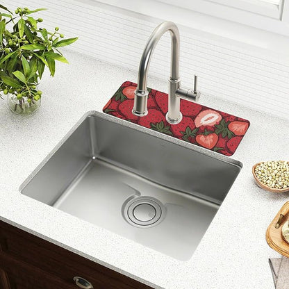 Kitchen Sink Splash Guard 1 PC 30 Inch Sink Faucet Mat Splash Guard