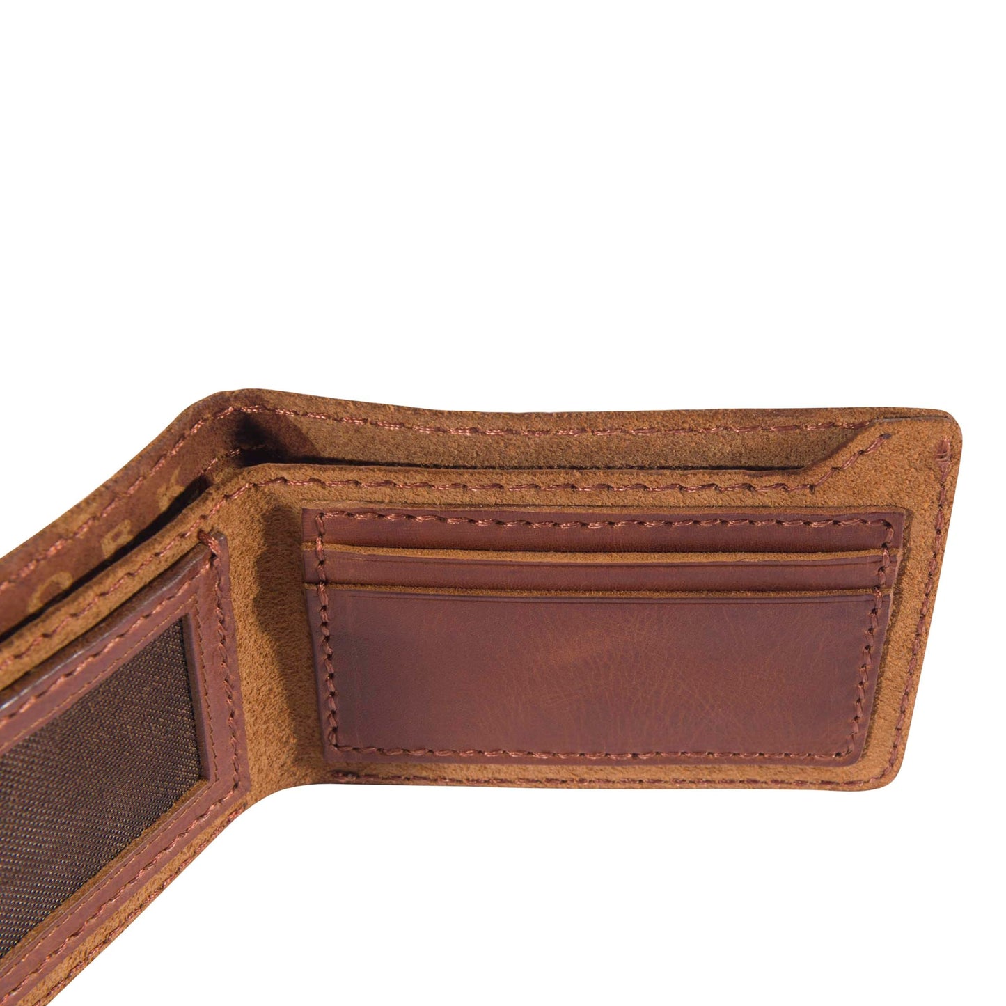 Carhartt Mens Full Grain Patina Leather Wallets, Bifold, and Front Pocket Options, Brown (Bifold)