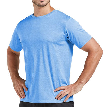 5 Pack Men's Dry Fit T Shirts Athletic Running Gym Workout Short Sleeve Tee Shirts for Men (US, Alpha, X-Large, Regular, Regular, Set 2)