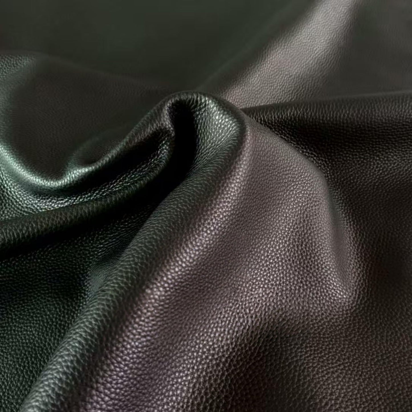Black Leather, 1.4-2.0mm Thickness for Wallets, Briefcases, Sofa & Stool, Leather Sheets for Crafting (Blacklizhiwen20×40"