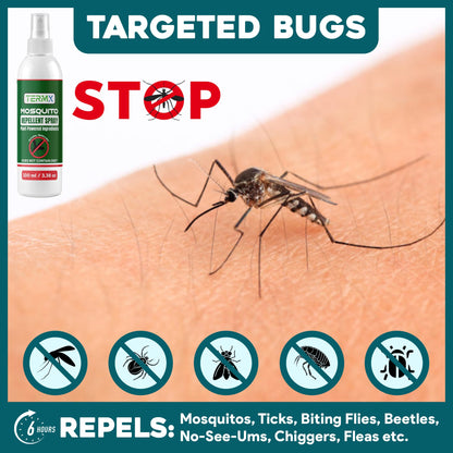 Natural Bug Spray Kids Bug Spray Travel Size TwinPack 2 X 6.75oz DEET Free