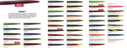 Yum Lures YDG4180 Dinger Oxblood/Red Flake, 4