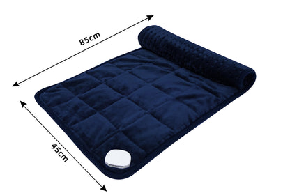 Ambershine 17''x33'' XXXL King Size Heating Pad with 12 Temperature Settings & 4 Auto-Off Countdown Timers, Pain Relief for Back/Neck/Shoulders/Abdomen/Legs, Christmas Gifts for mom dad (Dark Gray)