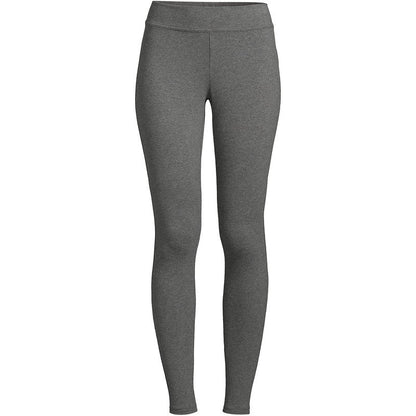 Lands' End Womens Starfish Leggings Charcoal Heather Regular Medium