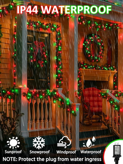 500LED Smart Color Changing Halloween Lights App Controlled, 175FT Waterproof RGB Music Sync Xmas String Light Multiple Modes, Christmas Lights with Remote & Timer Indoor Outdoor Halloween Decorations