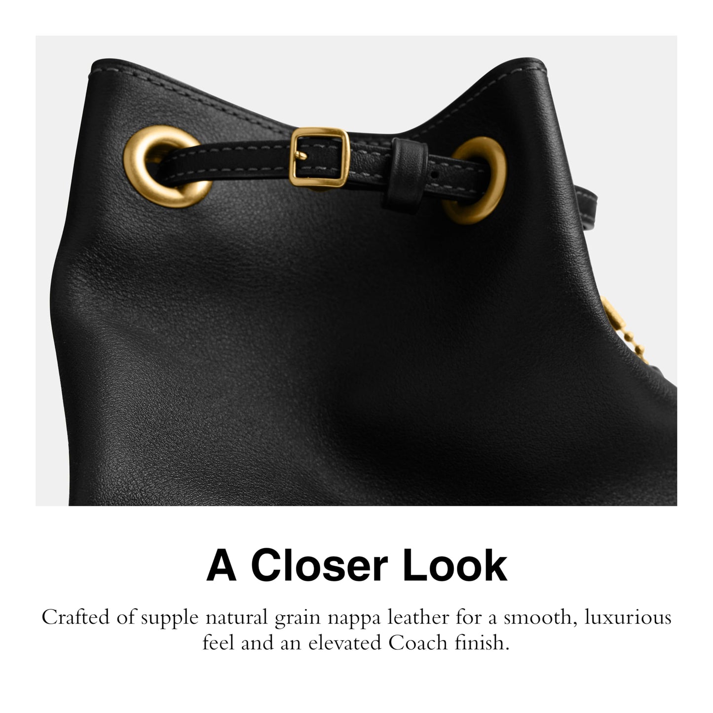 Coach Jade Drawstring Bag