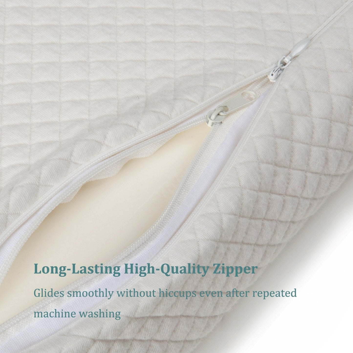 Contour Memory Foam Pillow Orthopedic Sleeping Pillows, Ergonomic Cervical Pillow for Neck Pain - for Side, Back and Stomach Sleepers, Free Pillowcase Included (Firm & Near King)