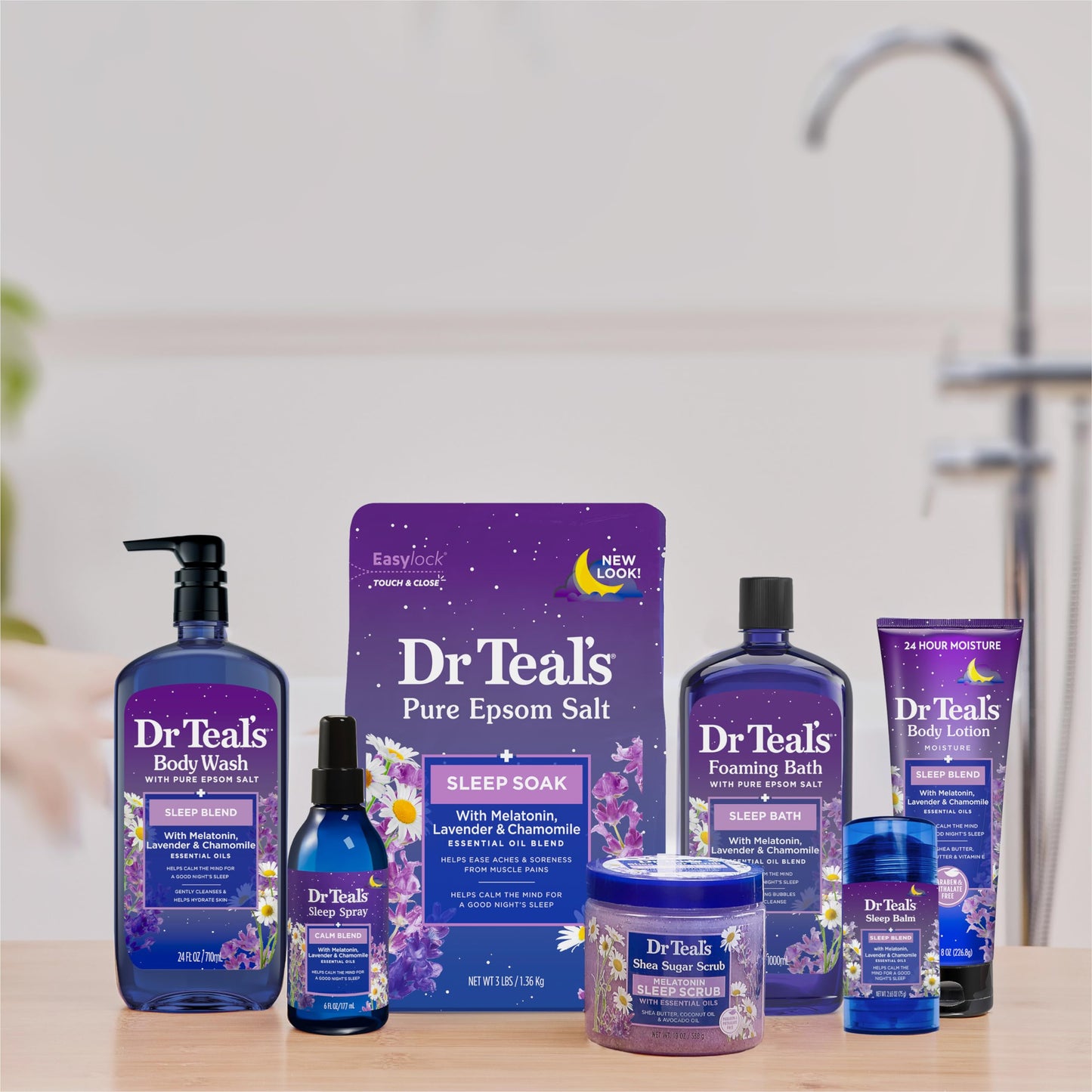Dr Teal's Foaming Bath with Pure Epsom Salt, Relax & Relief with Eucalyptus & Spearmint, 34 fl oz (Pack of 2)