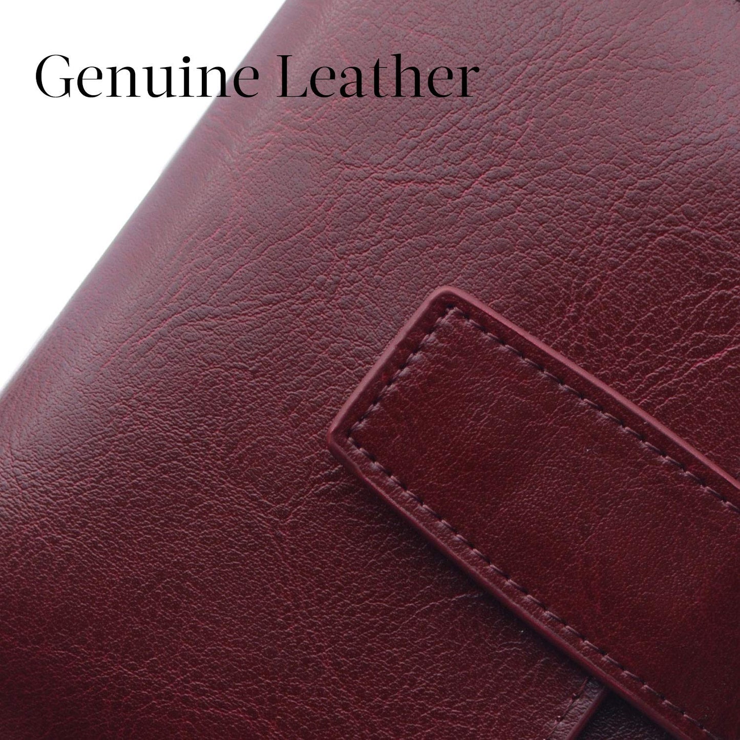 Bveyzi Women's Small Leather RFID Blocking Bifold Zipper Pocket Wallet Ladies Credit Card Slots Purse with id Window(Wine Red)