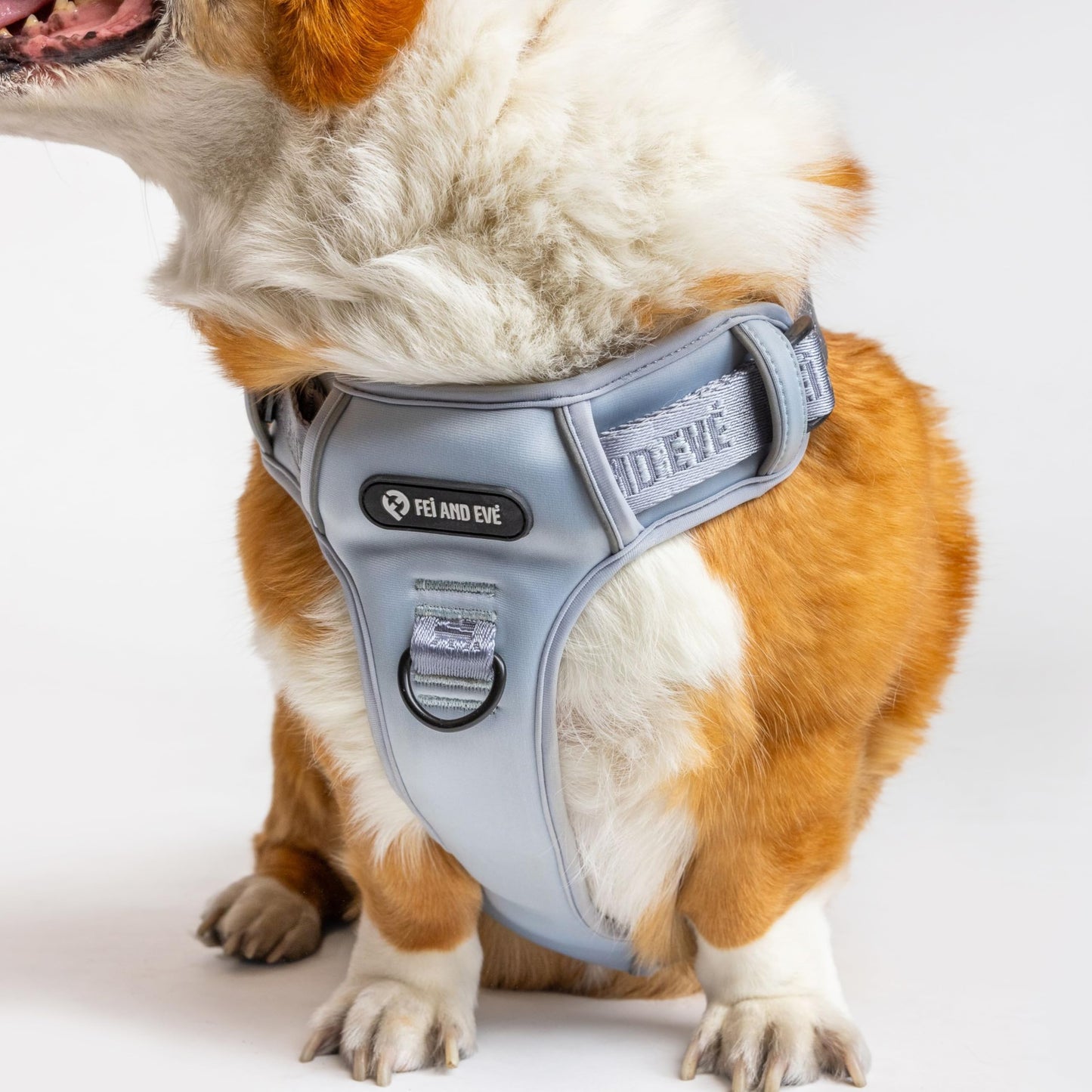 2026 New Editions, Fei and Eve Cloud MagEase Dog Harness, Quick-Release Buckles, Reflective, 3-Point No-Pull Control, Breathable Mesh, Adjustable Fit, Large, Dusk Blue