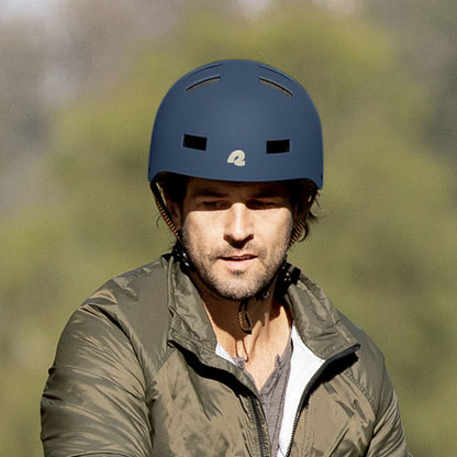 Retrospec Dakota Bicycle / Skateboard Helmet for Adults - Commuter, Bike, Skate, Scooter, Longboard & Incline Skating - Highly Protective & Premium Ventilation-Small- Matte Navy