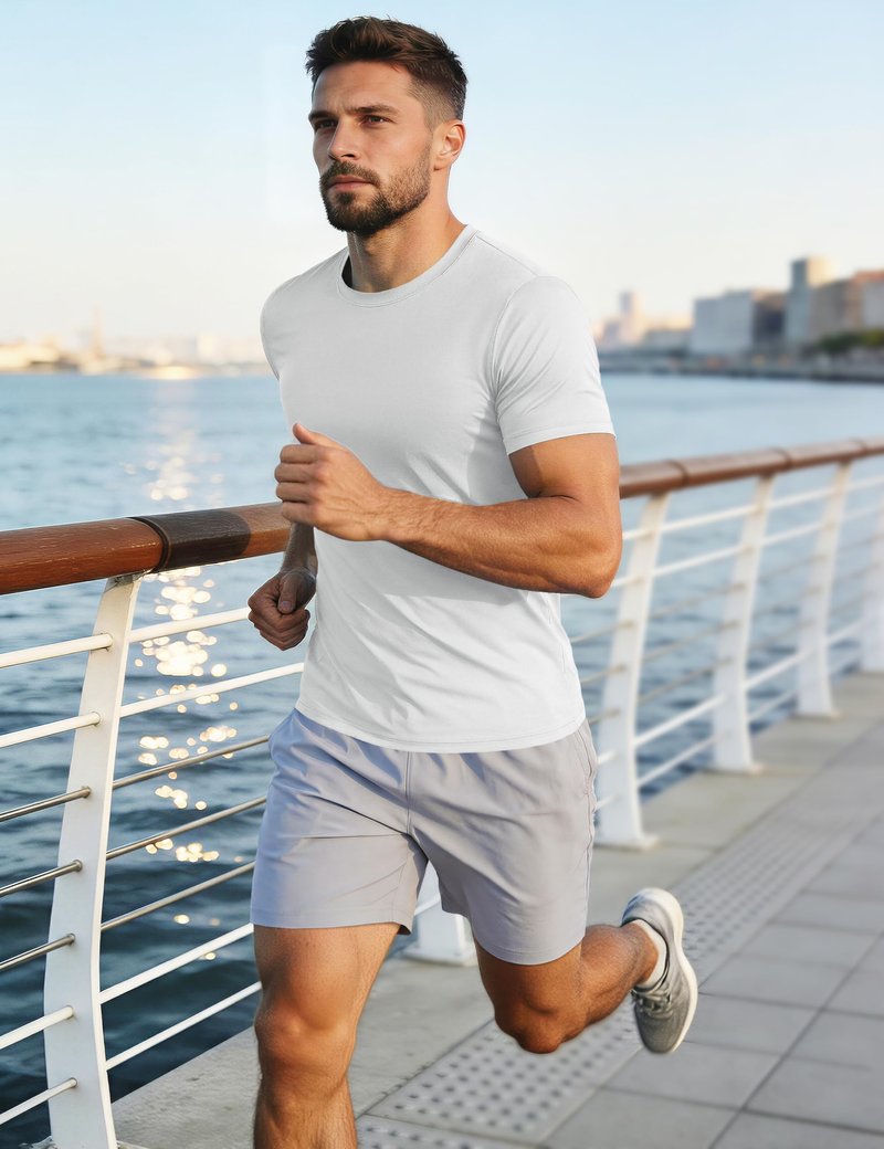 Outdoor Shirts for Men Dry Fit Hiking Shirt UPF 50+ Fishing Shirts Lightweight Breathable Shirts Gym Workout Running Shirts