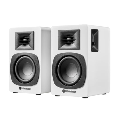Audio-Technica AT-SP3XWH Powered Bookshelf Speaker