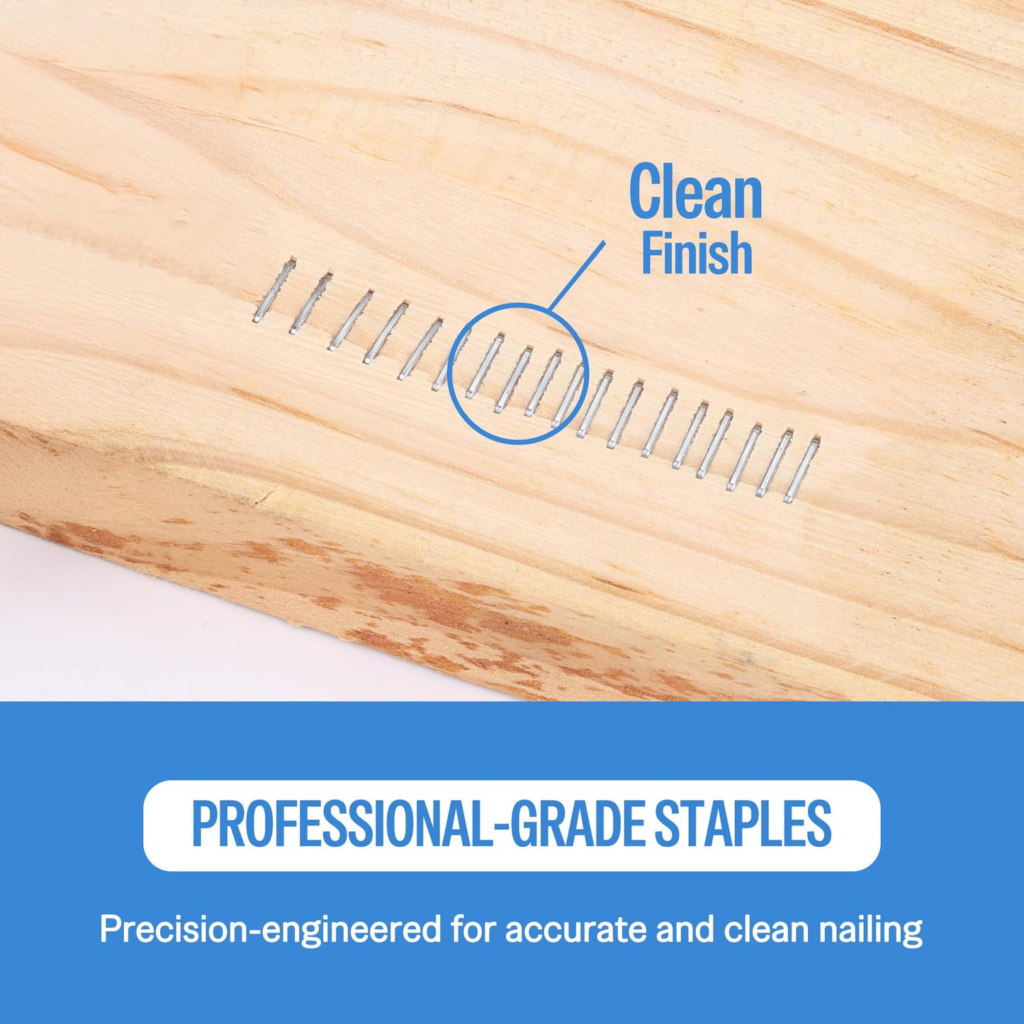 meite 71/04 22 Gauge 71 Series 3/8-Inch (9.1 mm) Crown 3/16-Inch (4 mm) Leg Length Galvanized Upholstery Staples for MT7105 Stapler (10,020 Counts)