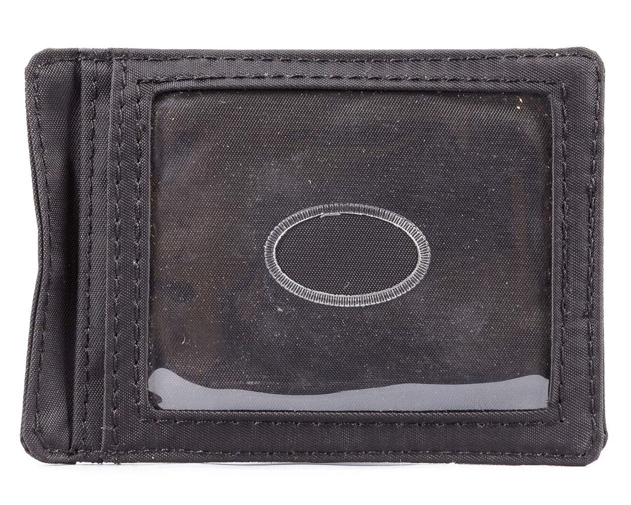 Big Skinny Men's Magnetic Money Clip Slim Wallet, Holds Up to 12 Cards, Black