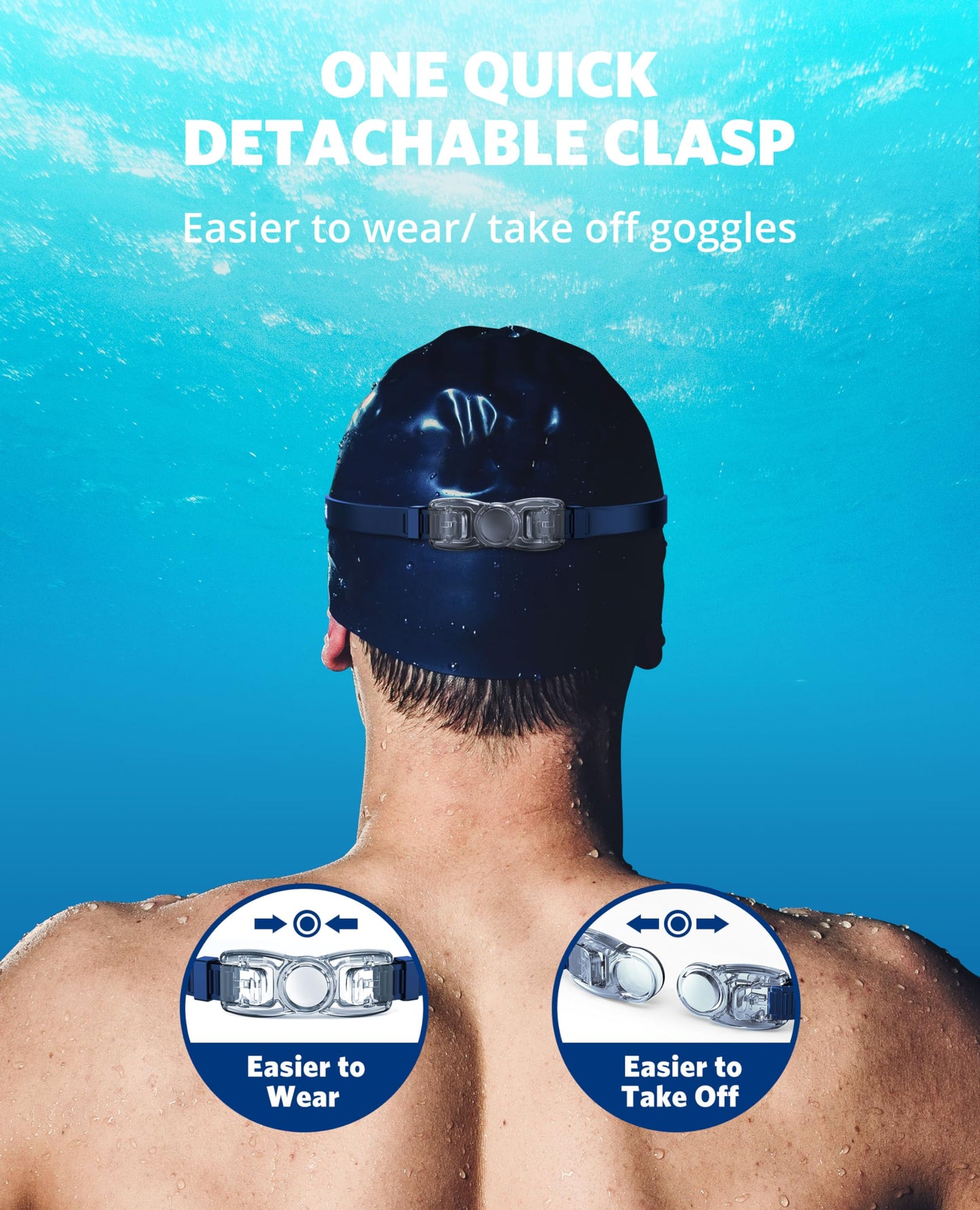 Aegend Swim Goggles, Swimming Goggles No Leaking Full Protect Adult Youth