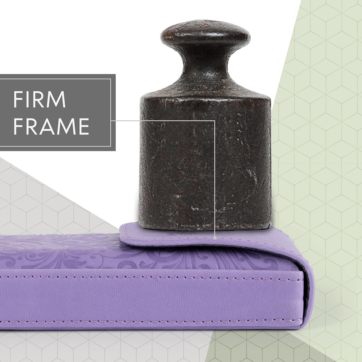 Generic Violet Hard Eyeglass Case, Minimalist PU Leather Glasses Holder, Small Case For Eyeglass, Reading Glasses Case