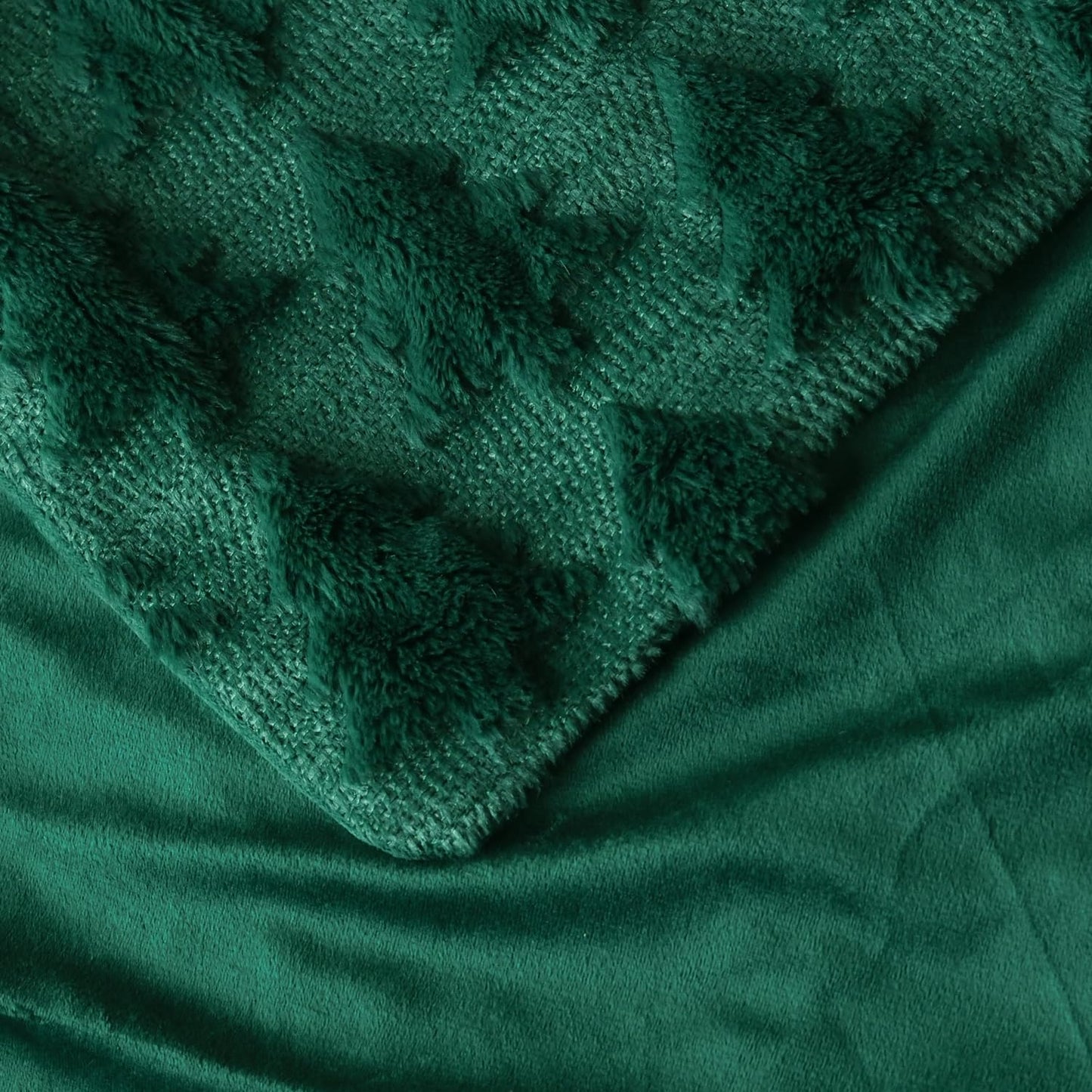 Horaldaily Christmas Blanket Throw, Green Christmas Tree Soft Fuzzy Plush Faux Fur Cozy Blankets for Couch Sofa Bed Lounging, Ideal Gifts for Kids Adults Wife Self, 50x60