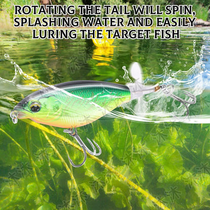 6PCS Swimbait Kit Realistic Bait and Surface Bait with Realistic 3D fisheye and Multi Joint Swimming Movements, Perfect for Saltwater and Freshwater Fishing Kits (A-6PCS)