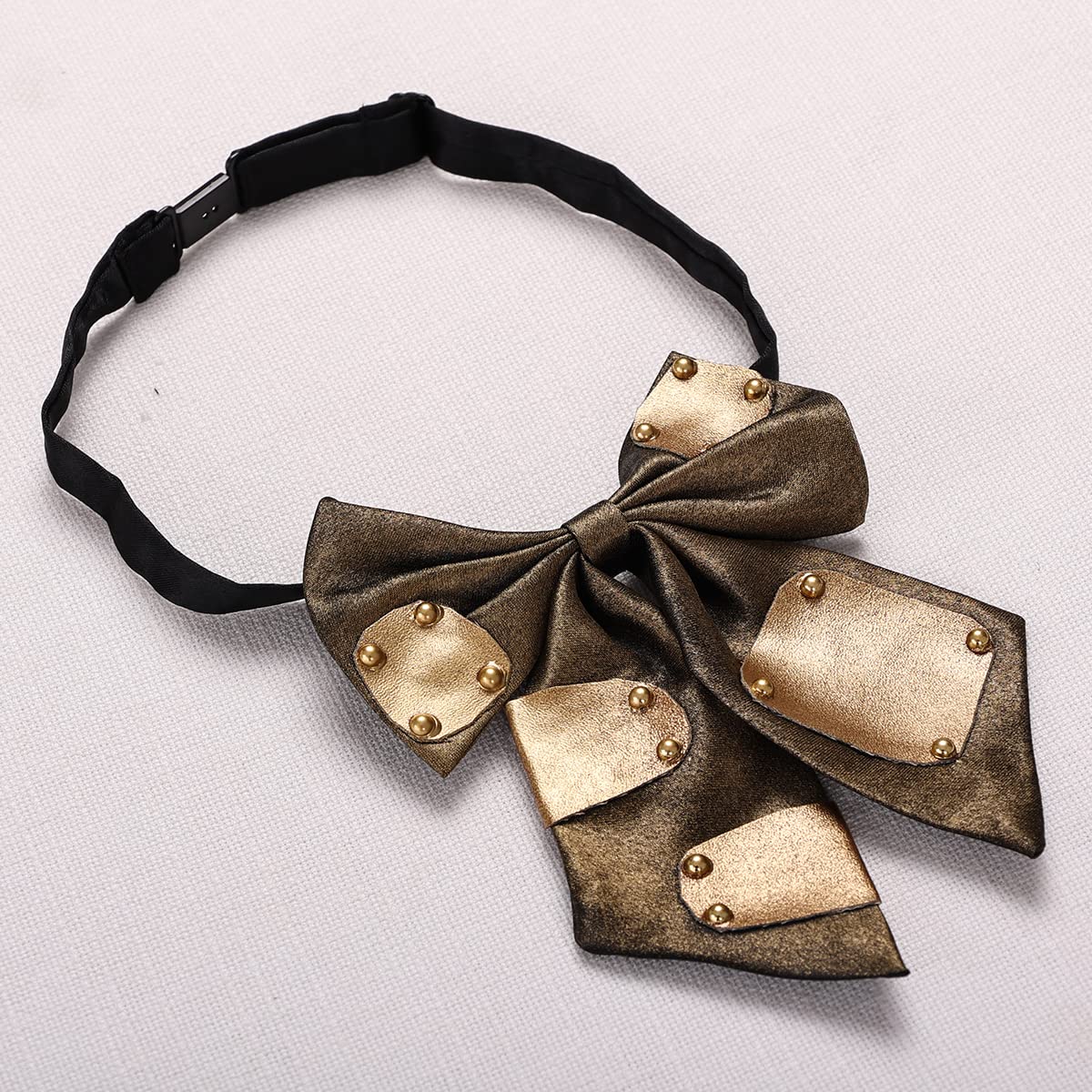 FAD-4U Steampunk Vintage Bow Tie Handmade for Men Gothic Costume Accessory
