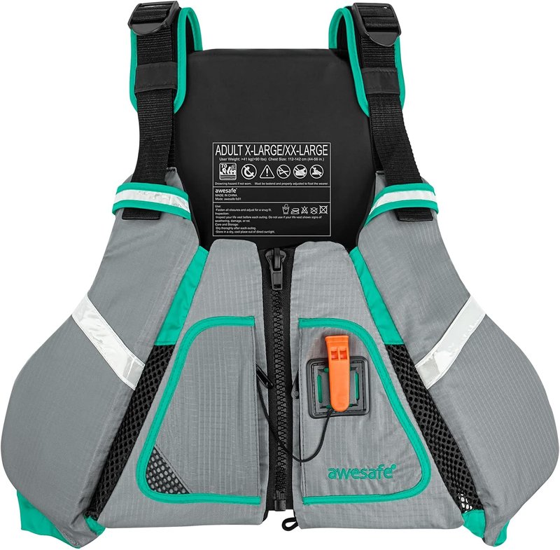 Adult Watersport Universal Life Vest - Comfortable & Adjustable Fit for Safety