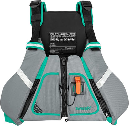 Adult Watersport Universal Life Vest - Comfortable & Adjustable Fit for Safety