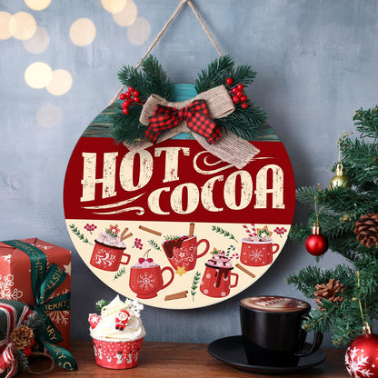 Vicenpal 22 Pcs Interchangeable Welcome Sign for Front Door with 17 Magnetic Icon Wooden Seasonal Front Porch Door Decor with 4 Seasonal Wreath for Holiday Halloween Christmas Gift(Blue,Rustic)