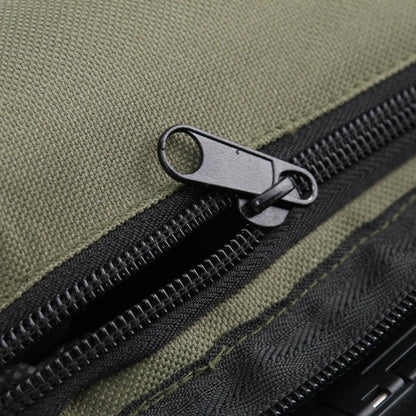 M MAXIMUMCATCH Maxcatch Fly Fishing Rod Case with Reel Pouch, Complete Protection Bag for 9FT 2/4 Piece Rods (Green, For 7.5' 4sec Fly Rod Length: 25.9'')