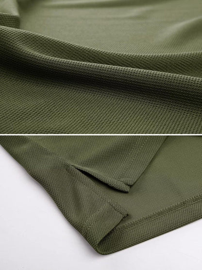 MAGCOMSEN Polo Shirts for Men Short Sleeve Golf Shirts Summer Casual Tactical Polo Shirt for Men Army Green XL