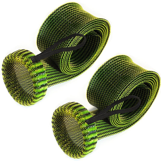 Fishing Rod Socks - Protective Sleeves for Baitcasting & Spinning Rods | Fits 7ft & 8ft (2-Pack)