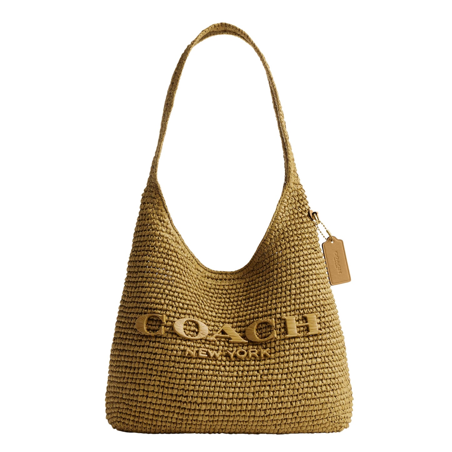 COACH Brooklyn Shoulder Bag 28 in Straw