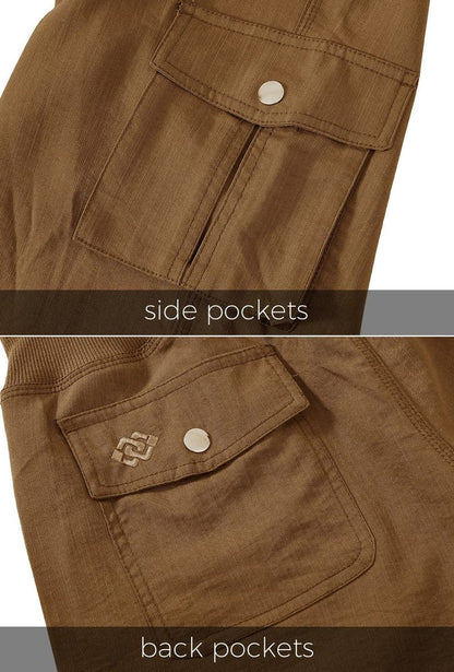 Womens Hiking Cargo Shorts Dry Fit Stretch Athletic Shorts with Pockets Medium
