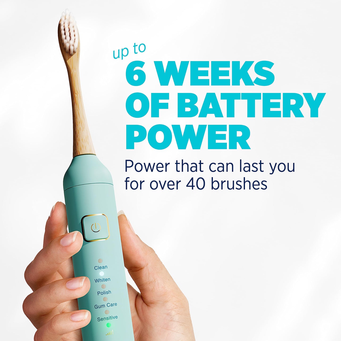Lumineux Teeth Whitening Sonic Bamboo Electric Toothbrush for Adults - Includes 2 Soft Bristle Replaceable Bamboo Toothbrush Heads, Charging Station & USB Charge Cord - Rechargeable, Bloom Pink