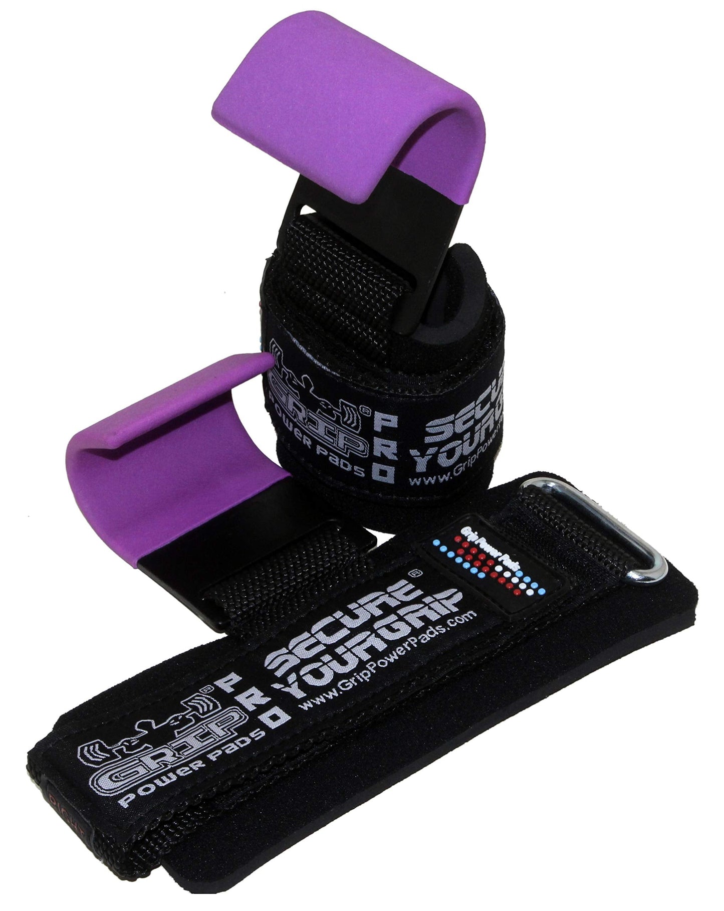Weight Lifting Hooks Heavy Duty Lifting Wrist Straps Pull Ups Deadlift Straps Power Lifting Grips Padded Workout Straps for Weightlifting Gym Gloves for Men & Women Premium Workout Equipment