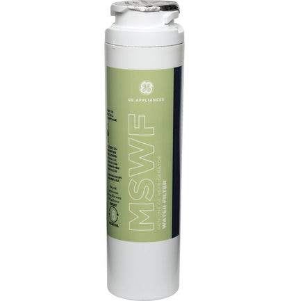 GE MSWF Refrigerator Water Filter | Certified to Reduce Lead, Sulfer, and 50+ Other Impurities| Pack of 1