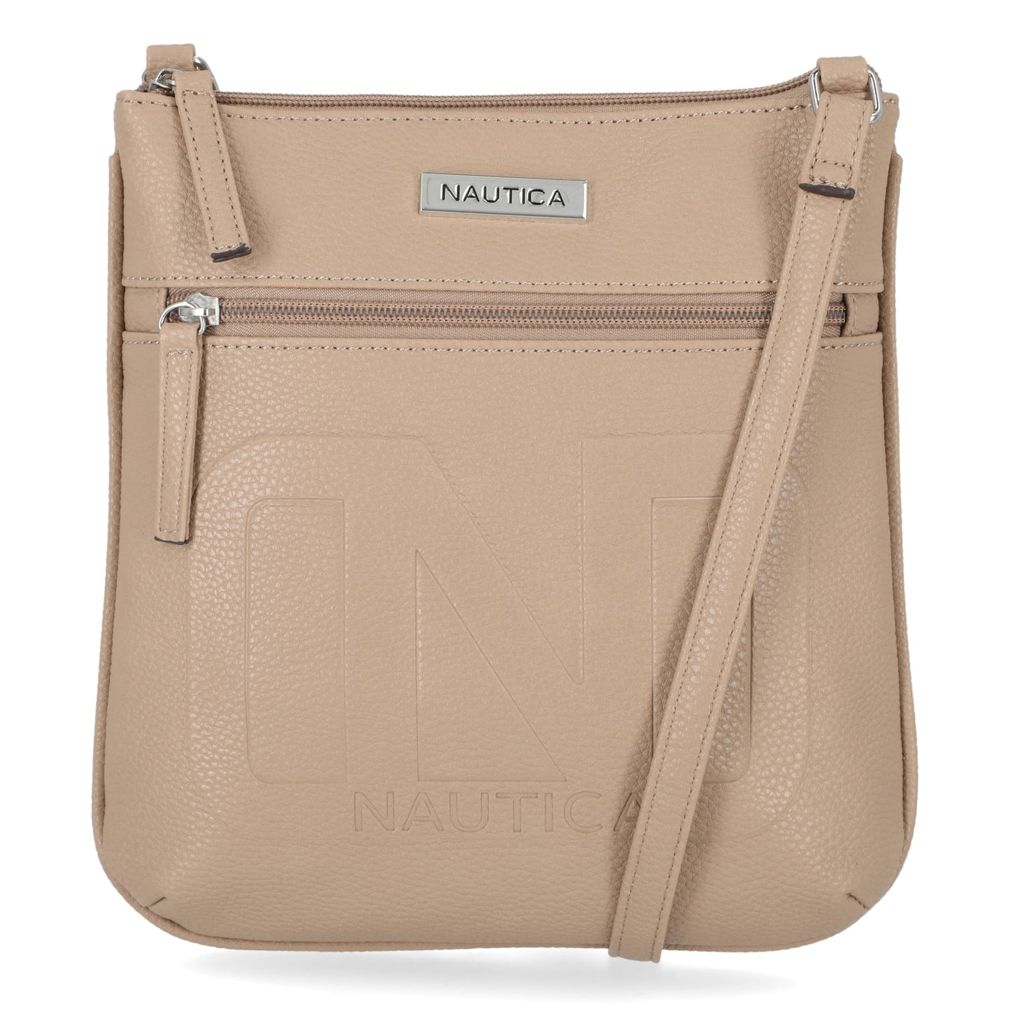 Nautica Lakeside Signature Jaquard North South Crossbody Bag