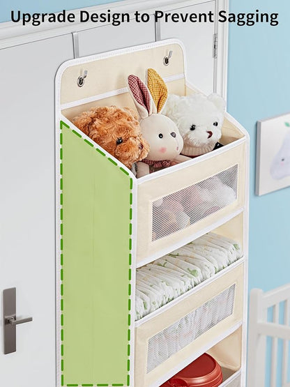 JARLINK 2 Pack Over The Door Organizer Storage, 5 Shelf Hanging Door Organizer