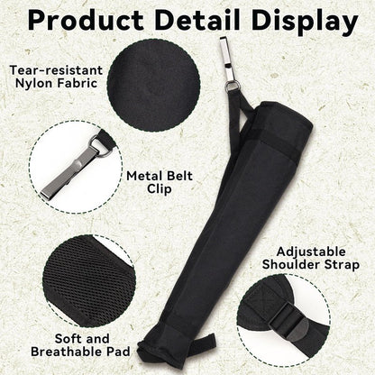 NEATABY Archery Arrow Quiver Holder, Side Hip Arrows Bag, Hip Quivers Adjustable Arrow Backpack Bag Holder for Target Archery Crossbow Compound Recurve Bow Practicing Hunting, Black