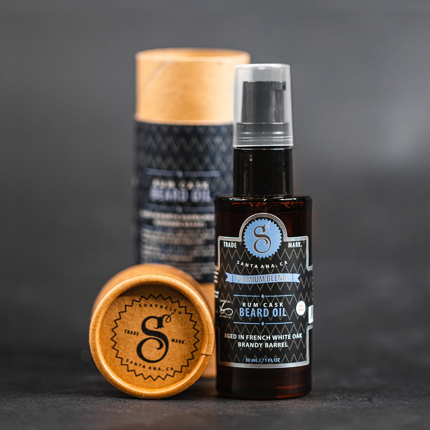 Suavecito Premium Blends Beard Oil - Leave-In Beard Conditioner For Softening Hair, Hydrating Skin, Eliminating Beard Dandruff, Healthy Beard Growth - 1 oz