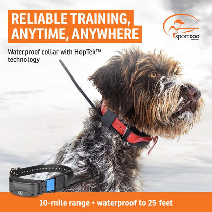 SportDOG TEK Series 2.0 GPS Tracking System Add-A-Dog Collar - Waterproof Receiver Collar with Multiple Correction Modes - Rechargeable with Long-Lasting Battery