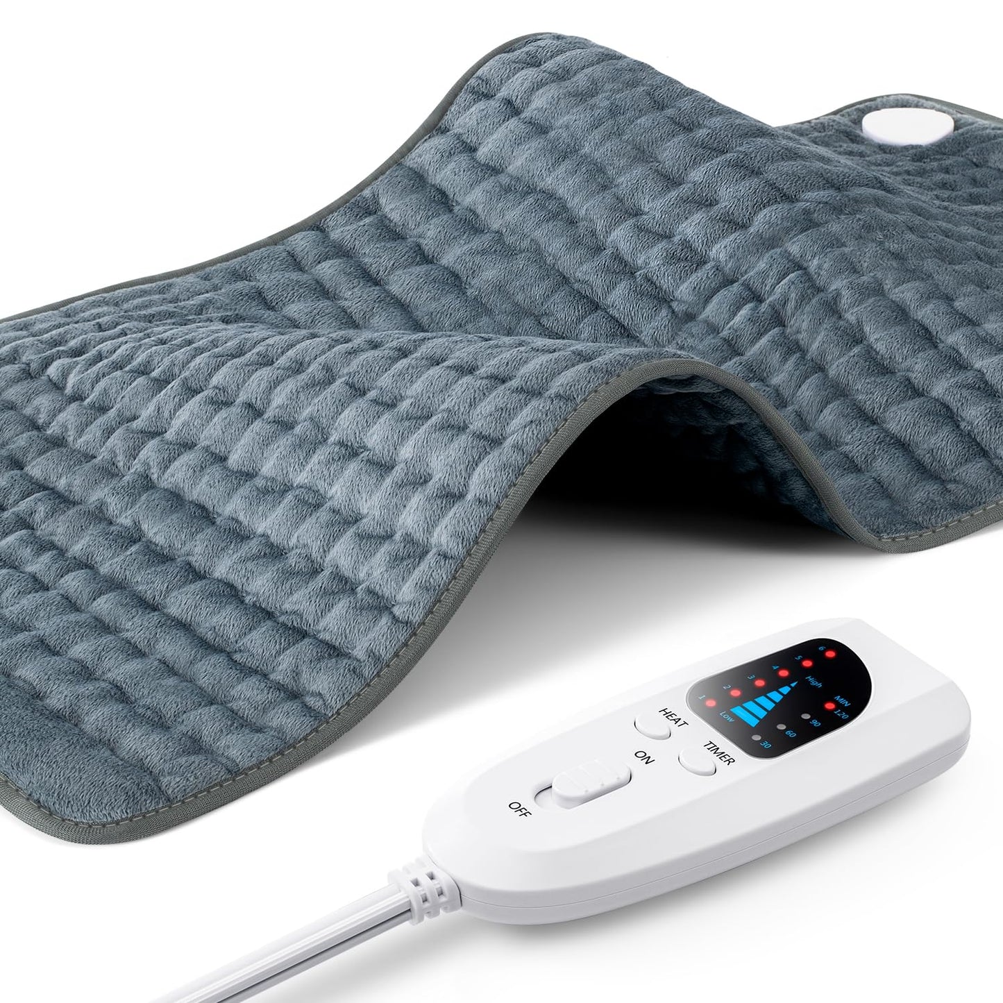 XXXL Heating Pad for Back Pain Relief, Heated Pad for Neck/Shoulders/Legs/Knees/Feet/Cramps, 6 Heat Settings Auto-Off, Heat Pads for Women, Birthday Mothers Day Gifts for Mom Wife Grandma Her, 17"x33"