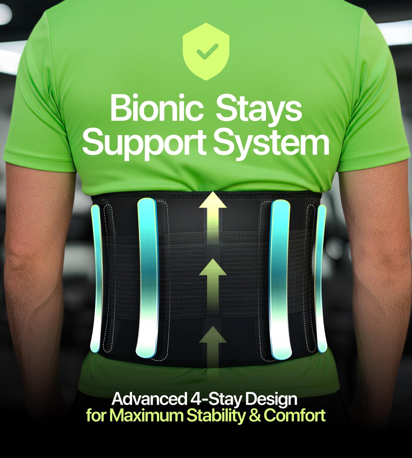 5XL Plus Size Back Brace – Adjustable Lumbar Support for Women & Men | Lower Back Pain Relief & Injury Prevention | Discreet Under-Clothes Belt for Big, Tall, Obese & Overweight Individuals