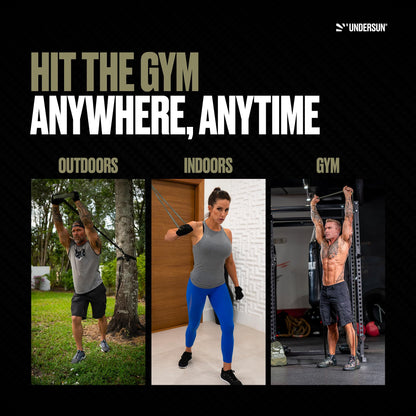 Undersun Resistance Bands for Working Out | Heavy Resistance Bands for Strength Training & Pull Up Assistance | Indoor/Outdoor, Gym, Home Exercise Bands Resistance