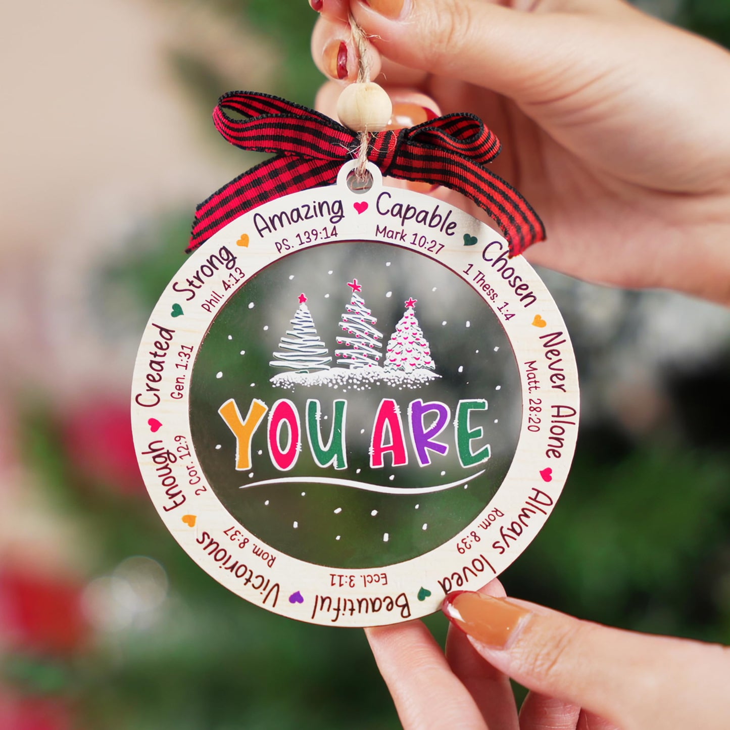 Christian Gifts for Women, 2025 Christmas Ornaments, Christian Christmas Ornaments, Religious Gifts for Women, Religious Ornament, New Year Gift, Xmas Gift for Friends, Friendship Gift