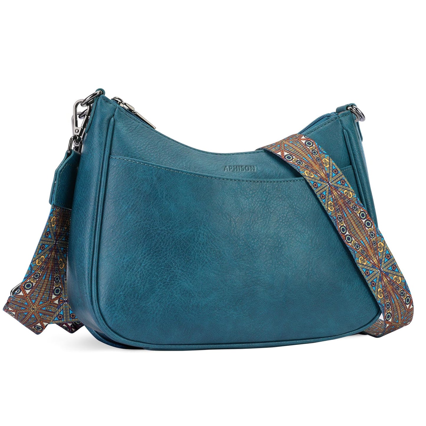 APHISON Crossbody Bags for Women Trendy, Leather Crossbody purse with Adjustable Strap, Women's Crossbody Shoulder Handbags