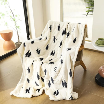 Heated Throw Blanket, Electric Blanket Throw with 5 Heating Levels & 4 Hours Auto Off, Super Soft Flannel Sherpa Fast Heating Blanket with ETL Certified for Bedding, 50"x60", Cream White