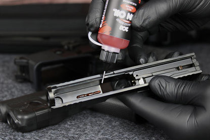203 Gun Oil Thick High Viscosity Extreme Temperature Resistant, Reduces Wear Protects Against Rust and Corrosion, Needle Oiler 1 oz
